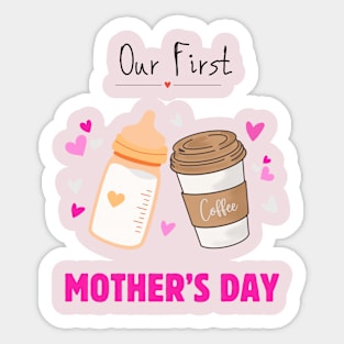 Our First Mother's Day Girl Sticker